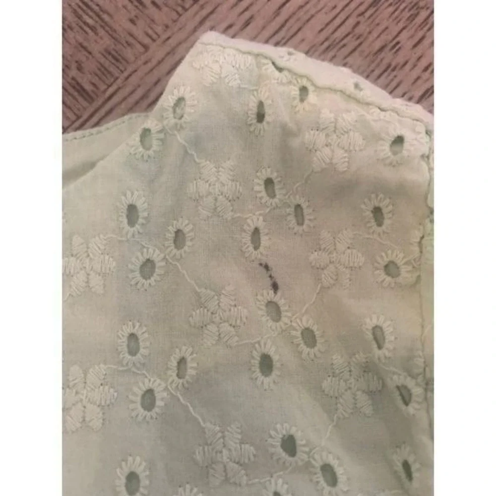 Gymboree Girls 2T Green Eyelet Dress Button Up‎ Lined Easter Party Spring